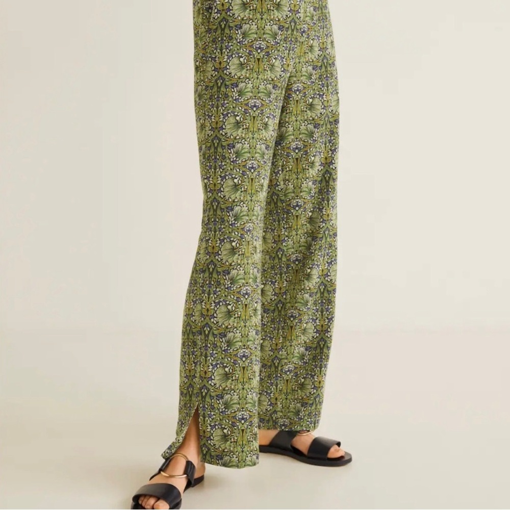 Mango Flowy Pants 8